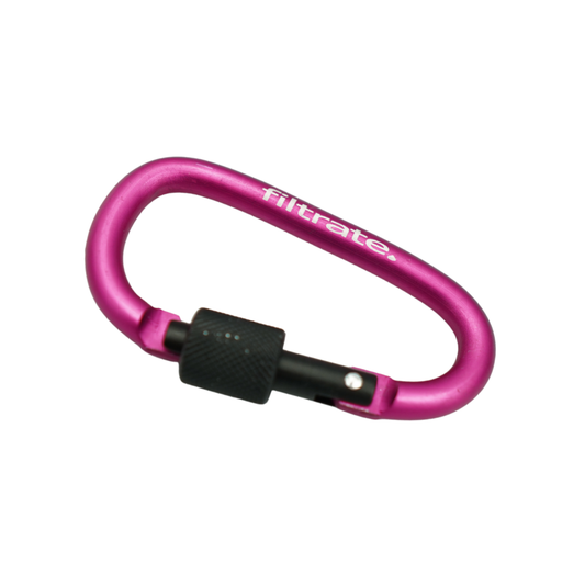 Pink Carabiner Clip For Water Bottle