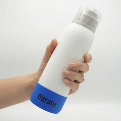 Blue Silicone Bottle Boot for Water Bottles