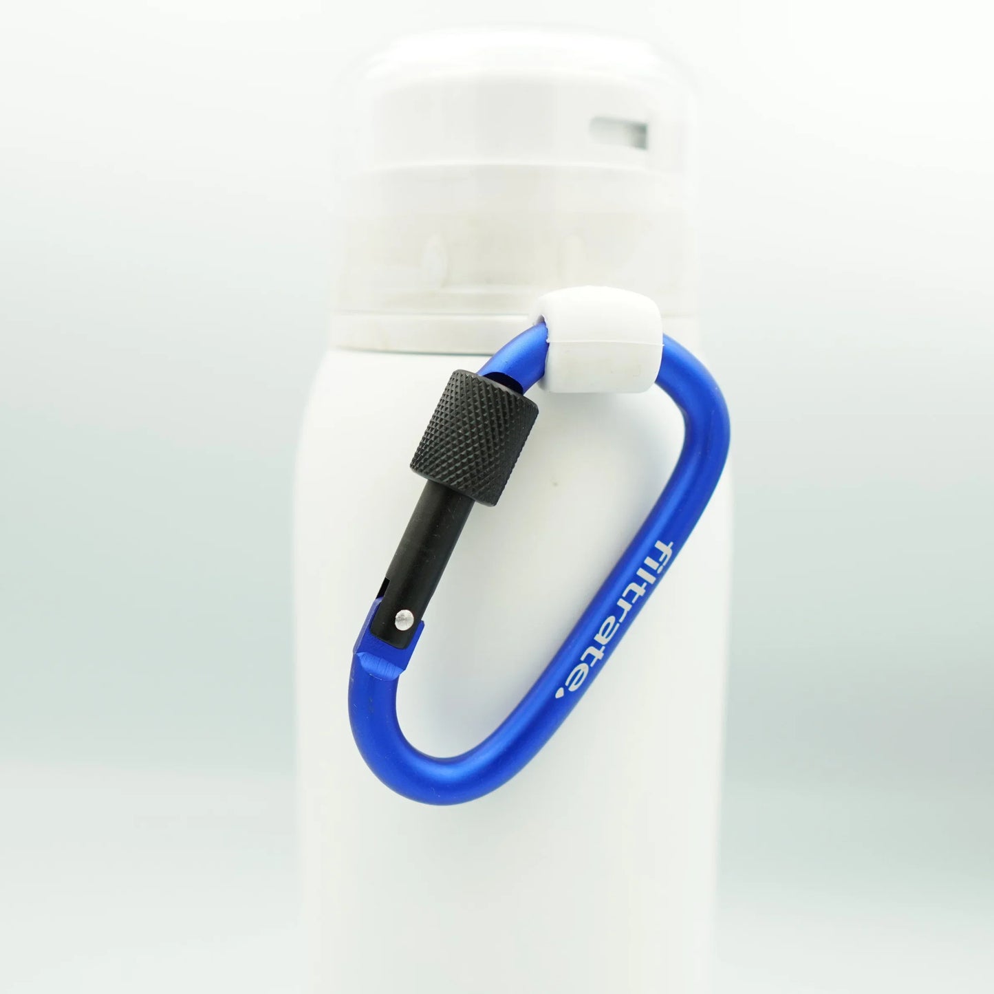 Blue Carabiner Clip For Water Bottle