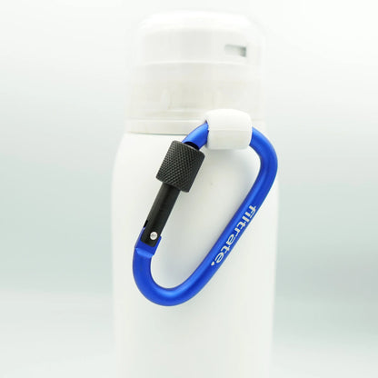 Blue Carabiner Clip For Water Bottle