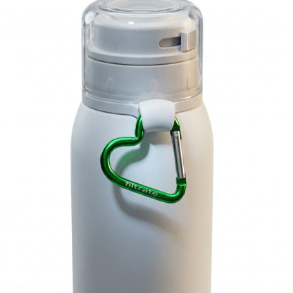 Green Heart Clip Carabiner For Water Bottle
