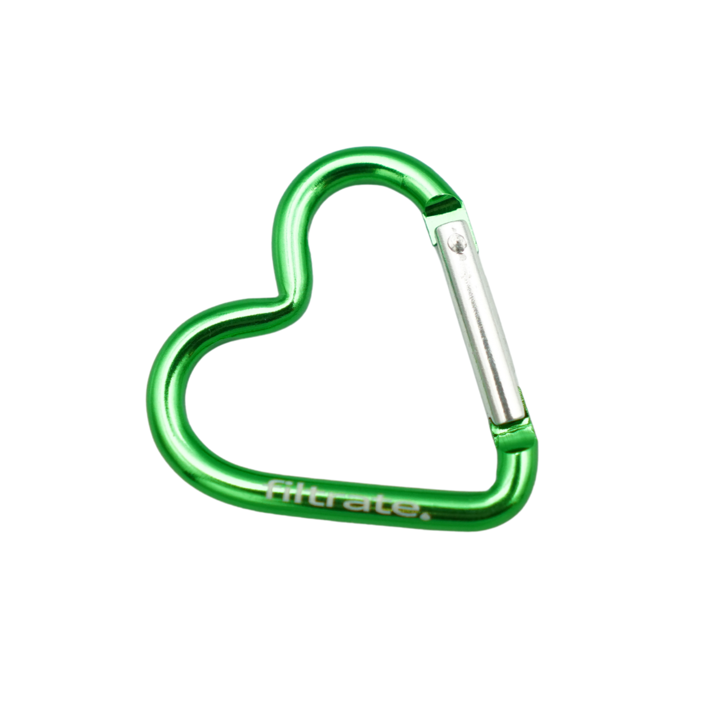 Green Heart Clip Carabiner For Water Bottle