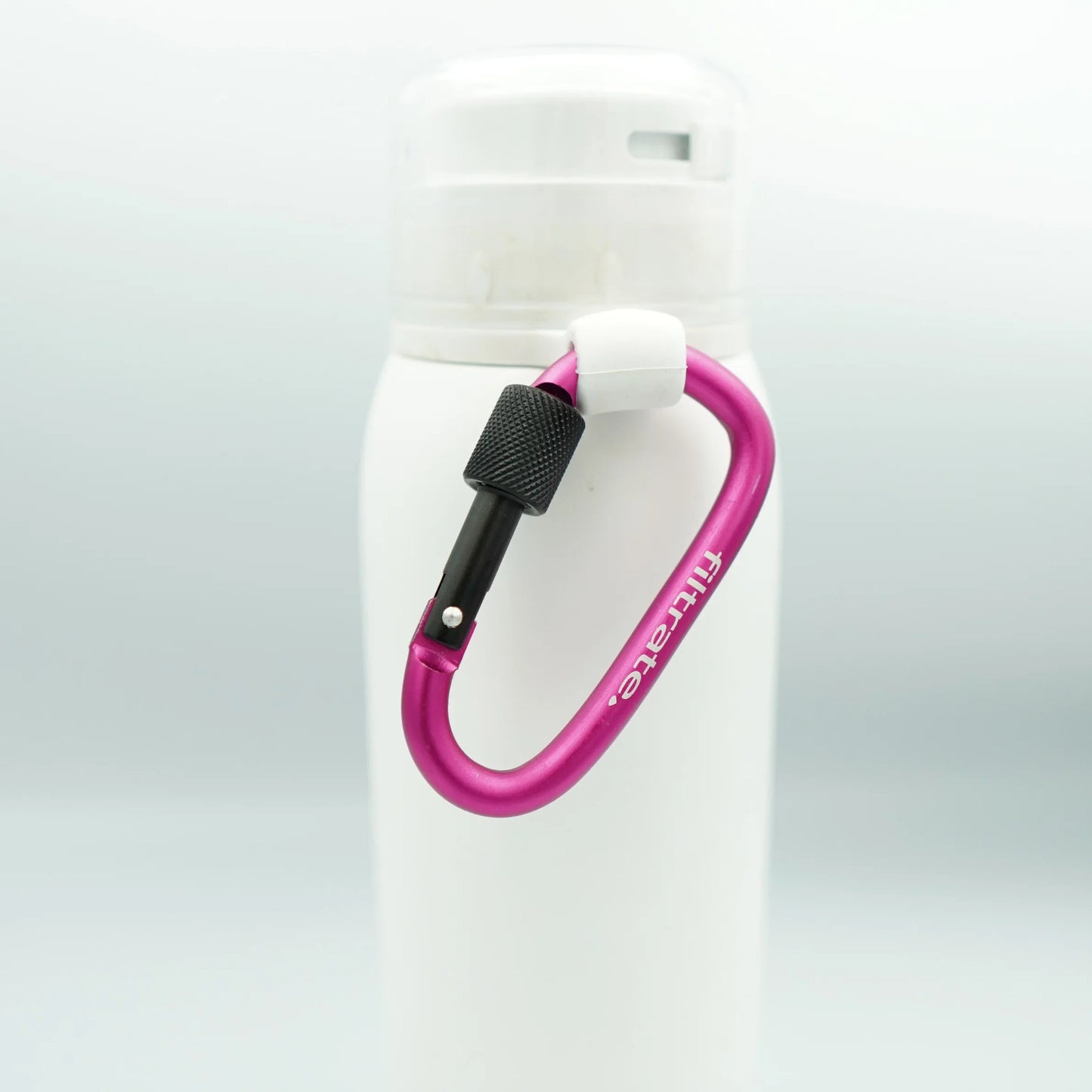 Pink Carabiner Clip For Water Bottle
