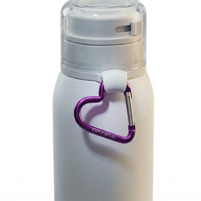 Purple Heart Clip Carabiner For Water Bottle