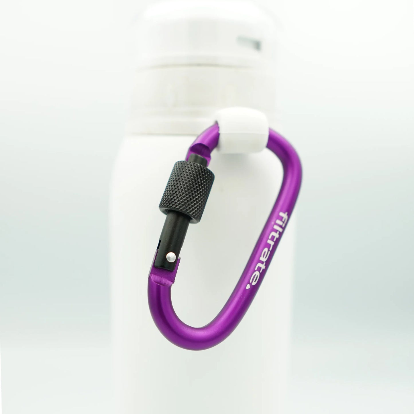 Purple Carabiner Clip For Water Bottle