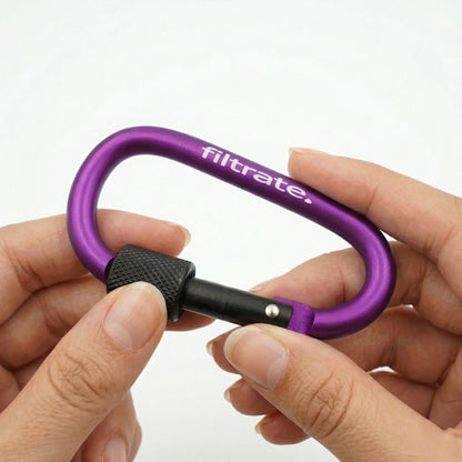 Purple Carabiner Clip For Water Bottle