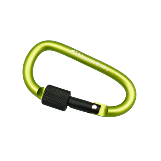 Green Carabiner Clip For Water Bottle
