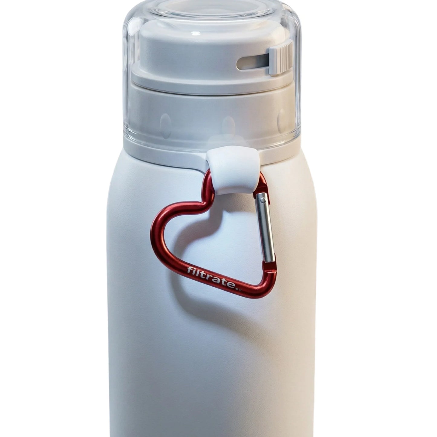 Red Heart Clip Carabiner for Water Bottle