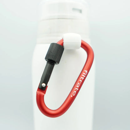 Red Carabiner Clip For Water Bottle